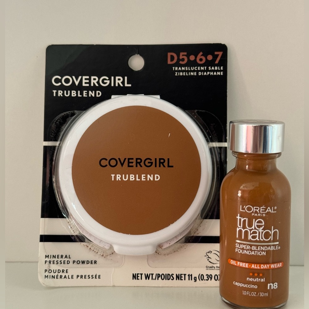 COVERGIRL POWDER AND LOREAL FOUNDATION